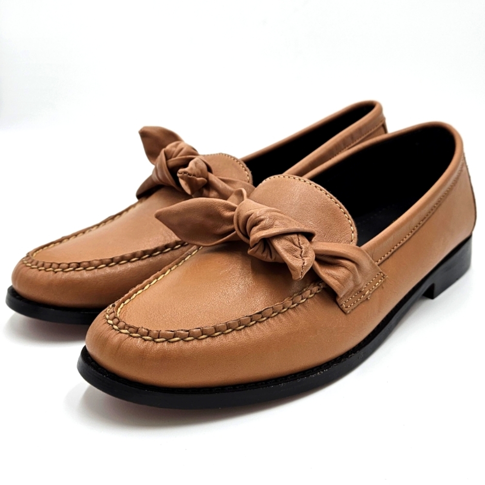 GH BASS WOMEN'S VENETIAN BOW LOAFERS SIZE 10.5
